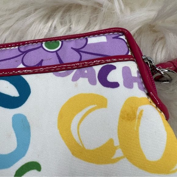 Colorful Floral Coach Wallet/Wristlet - Picture 6 of 10